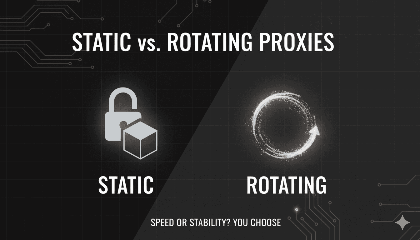 Static vs. Rotating Residential Proxies: Which One Is Right for You?